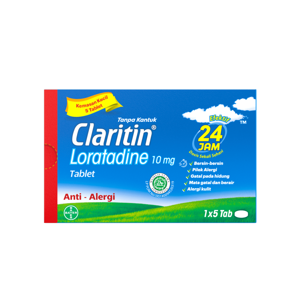 Produk Claritin®️ Anti Alergi Tanpa Kantuk
